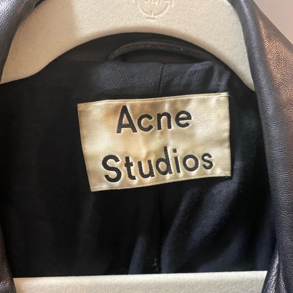 Acne Mock Leather Jacket - Picture 9 of 9